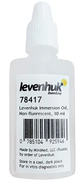 Масло иммерсионное Levenhuk, нефлуоресцирующее, 10 мл, изображение 1