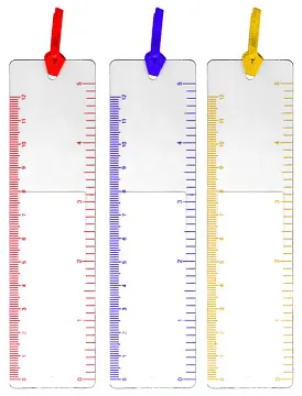 Линза Френеля Kromatech 3х, 140х37 мм, гибкая, линейка-закладка, изображение 1