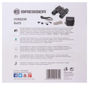 Бинокль Bresser Condor UR 8x25, изображение 14