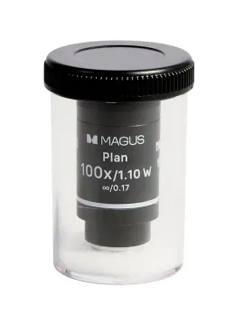 Объектив MAGUS 100PL60 W Plan 100х/1,10 ви ∞/0,17 H60 мм, изображение 5