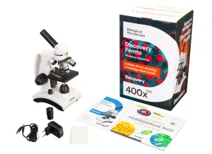 Микроскоп Levenhuk Discovery Femto Polar с книгой, изображение 2