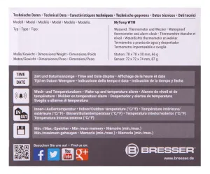Метеостанция Bresser MyTemp WTM, изображение 13